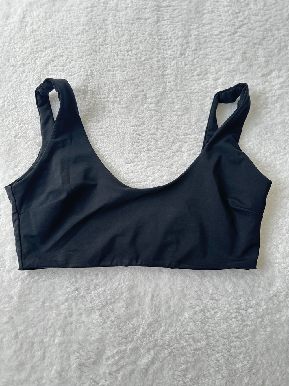 Mara Hoffman Bikini Sports  Top | Black | Size L